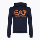 Мъжки EA7 Emporio Armani Train Logo Series Oversize Hoodie Coft navy blue