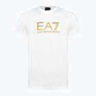Мъжки EA7 Emporio Armani Train Gold Label Tee Pima Big Logo white