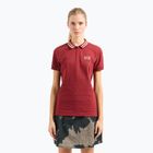 Дамска тениска EA7 Emporio Armani Golf Pro Polo Damier syrah