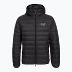 Мъжко яке EA7 Emporio Armani Train Core Id Down Light Jacket Hoodie black