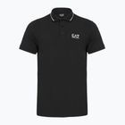 Мъжки EA7 Emporio Armani Core Identity Piqué Polo Shirt black
