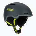 Скиорска каска Briko Aran matt shark grey/light grey/electric lime