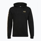 Мъжки суитшърт Emporio Armani EA7 Train Logo Series Extended Logo Hoodie black / gold