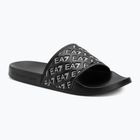 EA7 Emporio Armani Water Sports All Over джапанки изцяло черни / бели