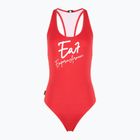 Дамски бански от една част EA7 Emporio Armani Maxi Logo One Piece racing red