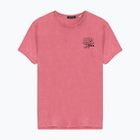 Мъжка тениска Kaotiko Washed No Roles Flower pink flamingo