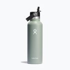 Бутилка за пътуване Hydro Flask Standard Flex Straw 620 ml агаве