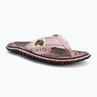 Джапанки Gumbies Islander palm leaf pink