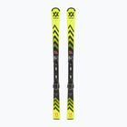Детски ски за спускане Völkl Racetiger Junior Pro + 7.0 VMotion Jr flo yellow/black