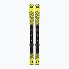 Детски ски за спускане Völkl Racetiger Jr Yellow + Връзки 4.5 VMotion Jr 100-120 cm yellow