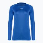 Дамски термален дълъг ръкав Nike Dri-FIT Park First Layer LS, кралско синьо/бяло