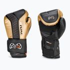 Боксови ръкавици Rival RB10 Intelli-Shock Bag черни/златни