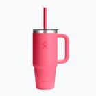 Чаша Hydro Flask Travel Tumbler Clear Lid 710 ml popstar pink
