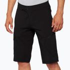 Мъжки шорти за колоездене 100% Ridecamp Shorts W/ Liner black 40030-00002