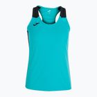 Дамска тениска за бягане Joma Record II Tank Top turquoise/black