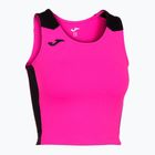 Дамски потник Joma Record II Top fluor розово/черно за бягане