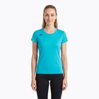 Дамска тениска за бягане Joma Record II fluor turquoise