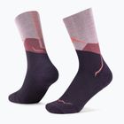 BUFF Merino Lightweight Crew LWC1 розови чорапи