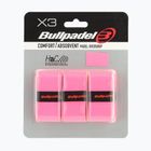 Грипове за падел ракети Bullpadel GB-1201 Comfort Absorbent 3 pcs. fluor pink