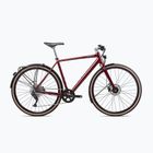 Градски велосипед Orbea Carpe 10 2023 металик тъмночервен