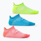 Joma Running Night чорапи 3 чифта, цвят корал/флуорно жълто