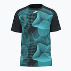 Мъжка тениска Joma Challenge Tennis Shirt black/turquoise