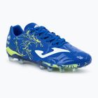 Мъжки футболни обувки Joma Supercopa FG royal/lemon fluor