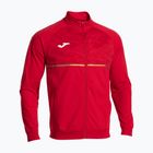 Мъжки потник за бягане Joma Record III Full Zip червен