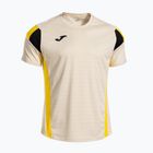 Мъжка тениска Joma Montreal бежово/жълто