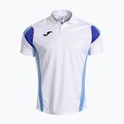 Мъжка тениска за тенис Joma Montreal white/sky blue