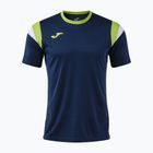Мъжка тениска/фланелка за тенис Joma Terra dark navy/lime
