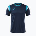 Мъжка тениска за тенис Joma Terra dark navy/turquoise fluor