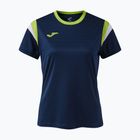Дамска тениска за тенис Joma Terra dark navy/lime
