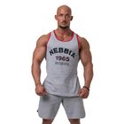 Дамски потник за тренировка NEBBIA Old-School Muscle Tank Top light grey