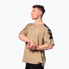 Мъжка тениска за тренировка NEBBIA Lifting Club light brown