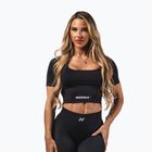 Дамски тренировъчен топ  NEBBIA Flow Seamless black