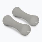 Дъмбели GymBeam Neoprene Dumbbells 2 x 1 kg light grey