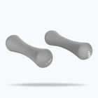 Дъмбели GymBeam Neoprene Dumbbells 2 x 1 kg light grey