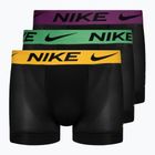 Мъжки боксерки Nike Dri-FIT Cotton Trunk Boxer Brief 3 чифта fuxia/yellow/turquoise