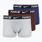 Мъжки боксерки Nike Dri-FIT Ultra Comfort Trunk 3 чифта grey/orange