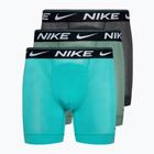 Мъжки боксерки Nike Dri-FIT Ultra Comfort Brief 3 чифта blue/grey/turquise