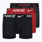 Мъжки боксерки Nike Dri-Fit Essential 3 бр. swoosh life print/uni red/black