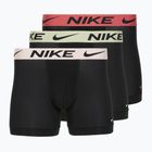 Мъжки боксерки Nike Dri-Fit Essential Micro Boxer Brief 3 чифта blk washed coral/olive aura/abrtract blue edge wb
