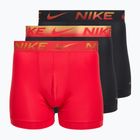 Мъжки боксерки Nike Dri-Fit Essential Micro Boxer Brief 3 чифта university red/black/black metallic grdient wb