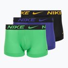 Мъжки боксерки Nike Dri-FIT Cotton Trunk 3 чифта deep night/university gold/green shock