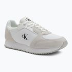 Calvin Klein Дамски обувки YW0YW01644 Runner Laceup Sock Mg Nylon Mix Bright White/Black