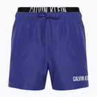 Мъжки къси панталони за плуване Calvin Klein Medium Double WB midnight lagoon