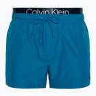 Мъжки къси бански Calvin Klein с двоен колан ocean hue