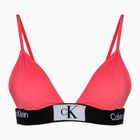 Calvin Klein Горнище на бански костюм Calypso coral с фиксиран триъгълник-RP