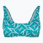 Calvin Klein Bralette-RP Печат с монограм син топ на бански костюм